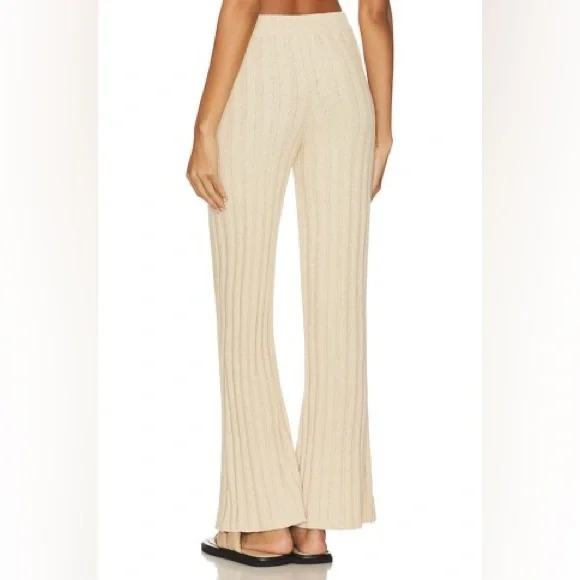 House of Harlow 1960 x Revolve Ilaria Boucle Cream Pants- Small - Picture 2 of 6